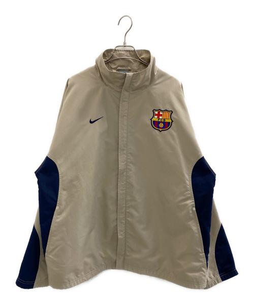 NIKE（ナイキ）NIKE (ナイキ) FCバルセロナ (エフシーバルセロナ) セットアップ ベージュ×ネイビー サイズ:Lの古着・服飾アイテム