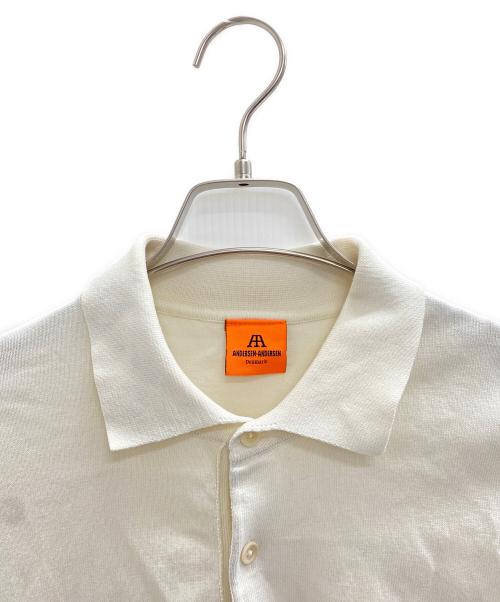 ANDERSEN-ANDERSEN（アンデルセン アンデルセン）ANDERSEN-ANDERSEN (アンデルセン アンデルセン) ポロシャツ アイボリー サイズ:Lの古着・服飾アイテム