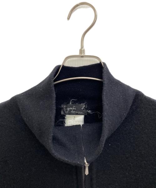 agnes b homme（アニエスベーオム）agnes b homme (アニエスベーオム) 厚手ニット ブラック サイズ:3の古着・服飾アイテム