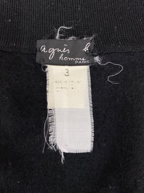 agnes b homme（アニエスベーオム）agnes b homme (アニエスベーオム) 厚手ニット ブラック サイズ:3の古着・服飾アイテム