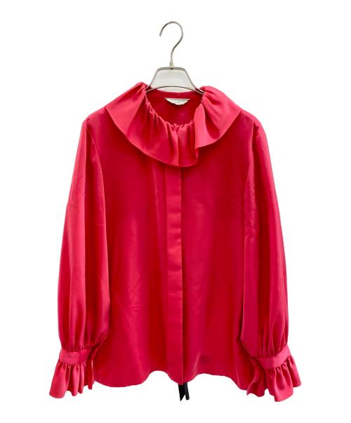 Yves Saint Laurent（イヴサンローラン）Yves Saint Laurent (イヴサンローラン) 長袖ブラウス ショッキングピンク サイズ:Mの古着・服飾アイテム