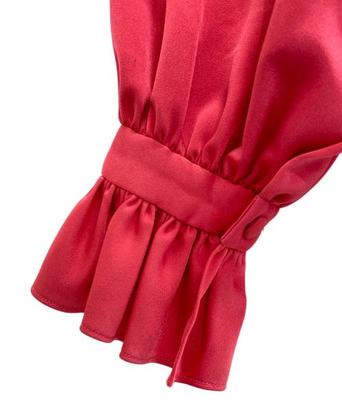 Yves Saint Laurent（イヴサンローラン）Yves Saint Laurent (イヴサンローラン) 長袖ブラウス ショッキングピンク サイズ:Mの古着・服飾アイテム