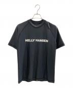 HELLY HANSENヘリーハンセン）の古着「S/S ラッシュガード」｜ブラック