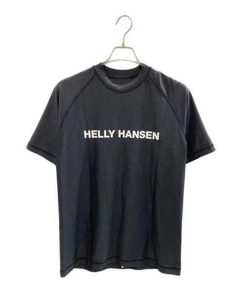 HELLY HANSEN（ヘリーハンセン）HELLY HANSEN (ヘリーハンセン) S/S ラッシュガード ブラック サイズ:Lの古着・服飾アイテム