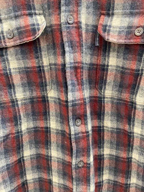 WOOLRICH（ウールリッチ）WOOLRICH (ウールリッチ) ネルシャツ レッド×ブラック サイズ:XLの古着・服飾アイテム
