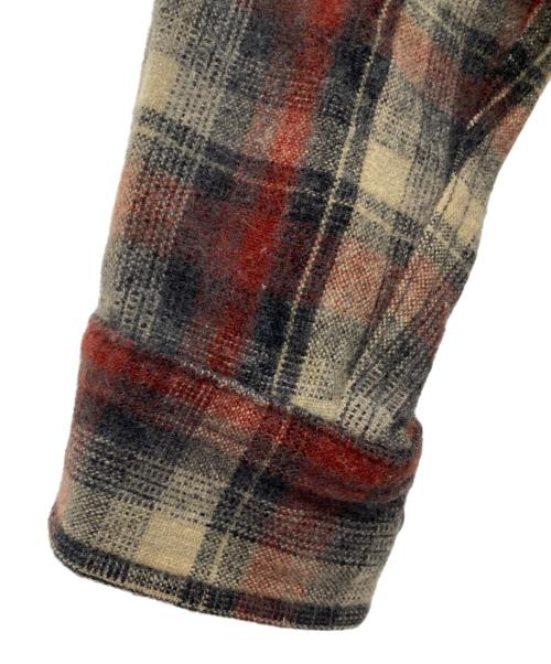 WOOLRICH（ウールリッチ）WOOLRICH (ウールリッチ) ネルシャツ レッド×ブラック サイズ:XLの古着・服飾アイテム