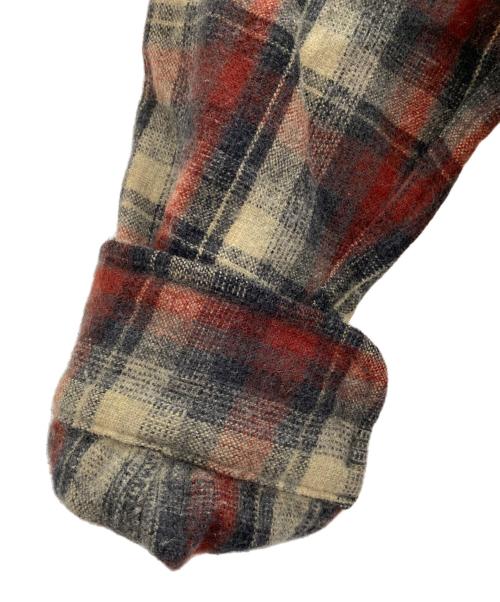 WOOLRICH（ウールリッチ）WOOLRICH (ウールリッチ) ネルシャツ レッド×ブラック サイズ:XLの古着・服飾アイテム