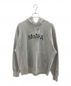 Champion REVERSE WEAVE×MoMAチャンピオン リバース ウィーブ×モマ）の古着「リバースウィーブ」｜グレー