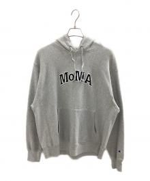 Champion REVERSE WEAVE×MoMA（チャンピオン リバース ウィーブ×モマ）の古着「リバースウィーブ」｜グレー