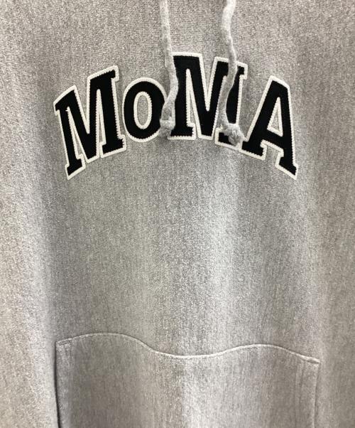 Champion REVERSE WEAVE（チャンピオン リバース ウィーブ）Champion REVERSE WEAVE (チャンピオン リバース ウィーブ) MoMA (モマ) リバースウィーブ グレー サイズ:Lの古着・服飾アイテム