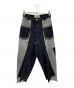 LIAM HODGESリアムホッジス）の古着「デニムパンツ」｜ブラック×グレー