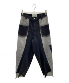 LIAM HODGES（リアムホッジス）の古着「デニムパンツ」｜ブラック×グレー