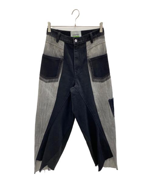 LIAM HODGES（リアムホッジス）LIAM HODGES (リアムホッジス) デニムパンツ ブラック×グレー サイズ:W30の古着・服飾アイテム