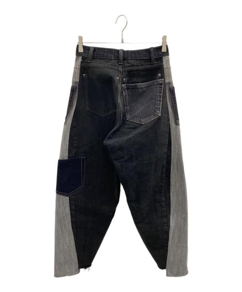 LIAM HODGES（リアムホッジス）LIAM HODGES (リアムホッジス) デニムパンツ ブラック×グレー サイズ:W30の古着・服飾アイテム