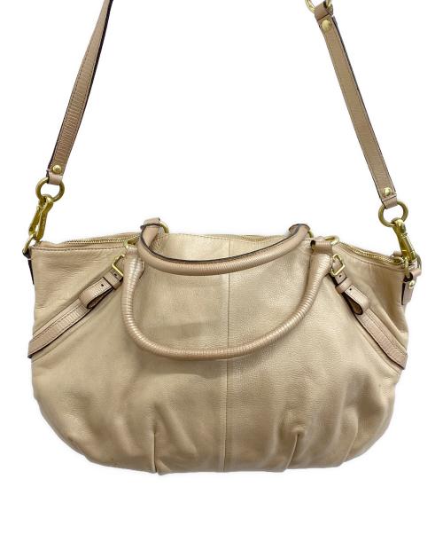 COACH（コーチ）COACH (コーチ) 2WAYバッグ ベージュの古着・服飾アイテム