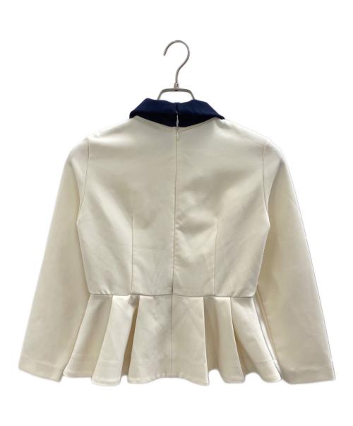 JENNE（ジェンヌ）JENNE (ジェンヌ) 長袖カットソー アイボリー サイズ:Sの古着・服飾アイテム