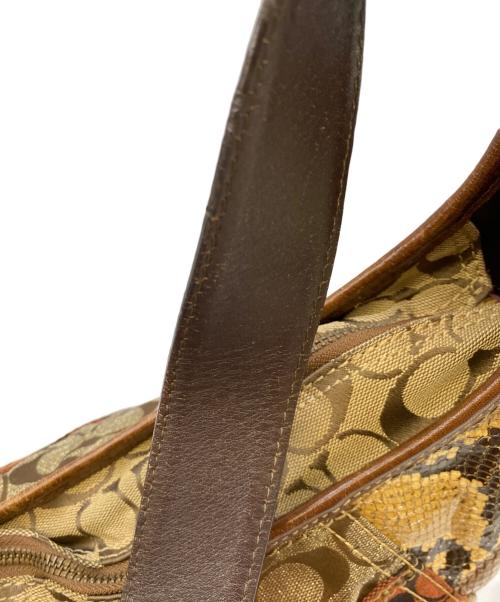 COACH（コーチ）COACH (コーチ) ショルダーバッグ ブラウンの古着・服飾アイテム