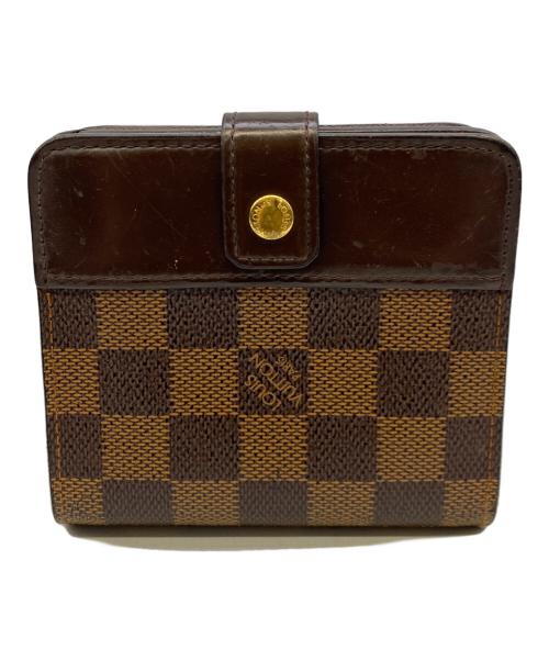 LOUIS VUITTON（ルイ ヴィトン）LOUIS VUITTON (ルイ ヴィトン) コンパクトジップ ブラウンの古着・服飾アイテム