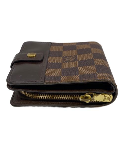 LOUIS VUITTON（ルイ ヴィトン）LOUIS VUITTON (ルイ ヴィトン) コンパクトジップ ブラウンの古着・服飾アイテム