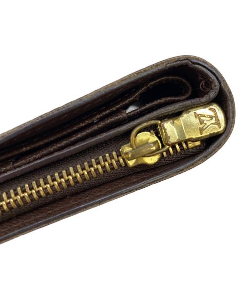LOUIS VUITTON（ルイ ヴィトン）LOUIS VUITTON (ルイ ヴィトン) コンパクトジップ ブラウンの古着・服飾アイテム