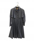 Tnewtiesトゥエンティーズ）の古着「インバネスコートドレス-Gray」｜グレー