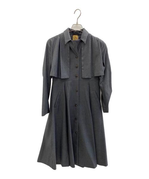 Tnewties（トゥエンティーズ）Tnewties (トゥエンティーズ) インバネスコートドレス-Gray グレー サイズ:Freeの古着・服飾アイテム