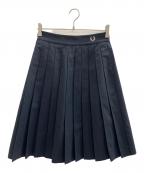 FRED PERRYフレッドペリー）の古着「プリーツミディスカート」｜ブラック