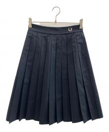 FRED PERRY（フレッドペリー）の古着「プリーツミディスカート」｜ブラック