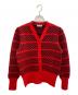 Yves Saint Laurent（イヴサンローラン）の古着「厚手カーディガン」｜ブラック×レッド