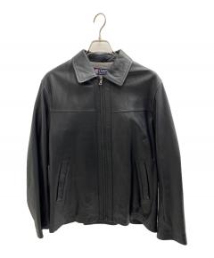 中古・古着通販】FORTIME (フォータイム) レザージャケット ブラック