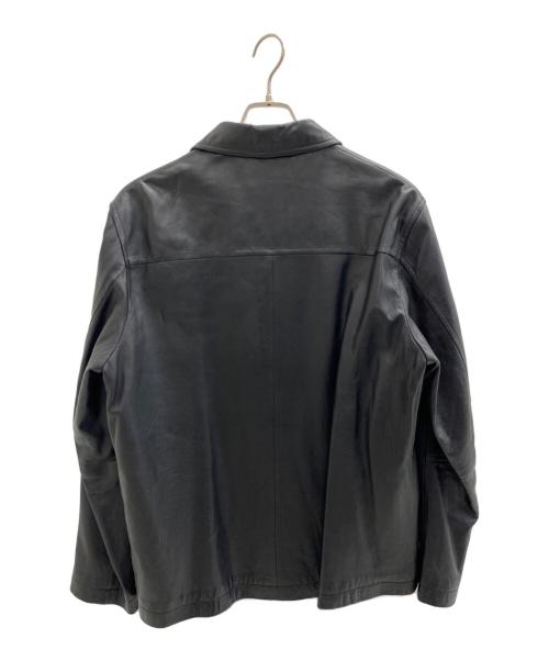 CHAPS（チャップス）CHAPS (チャップス) レザージャケット ブラック サイズ:Lの古着・服飾アイテム