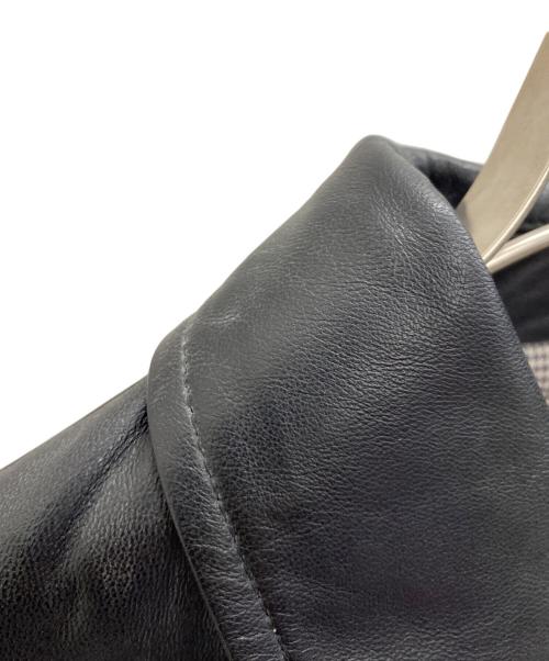 CHAPS（チャップス）CHAPS (チャップス) レザージャケット ブラック サイズ:Lの古着・服飾アイテム