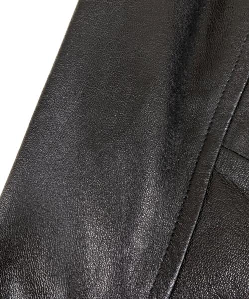 CHAPS（チャップス）CHAPS (チャップス) レザージャケット ブラック サイズ:Lの古着・服飾アイテム