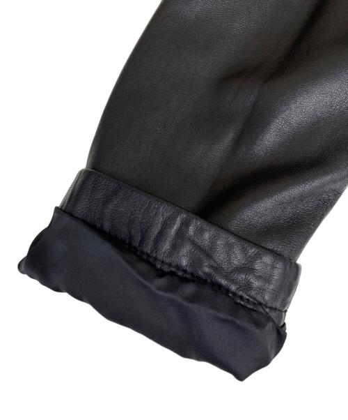 CHAPS（チャップス）CHAPS (チャップス) レザージャケット ブラック サイズ:Lの古着・服飾アイテム