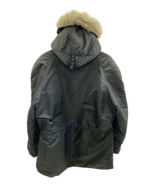 ALPHA（アルファ）ALPHA (アルファ) N-3Bフライトジャケット ブラック サイズ:Lの古着・服飾アイテム