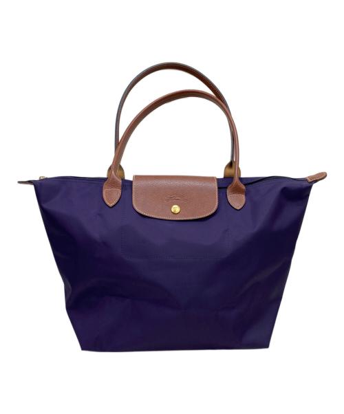 LONGCHAMP（ロンシャン）LONGCHAMP (ロンシャン) トートバッグ パープルの古着・服飾アイテム