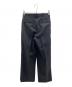 AURALEE (オーラリー) BLUEFACED WOOL TWO-TUCK SLACKS ブラック 未使用品：38000円