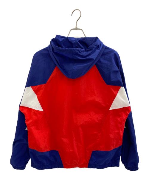 NIKE（ナイキ）NIKE (ナイキ) ウィンドランナー ウーブンジャケット レッド×ブルー サイズ:Mの古着・服飾アイテム