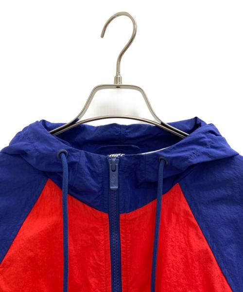 NIKE（ナイキ）NIKE (ナイキ) ウィンドランナー ウーブンジャケット レッド×ブルー サイズ:Mの古着・服飾アイテム