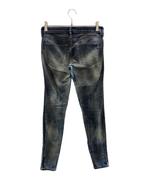 DIESEL（ディーゼル）DIESEL (ディーゼル) コーディングスキニーデニムパンツ ネイビー サイズ:W27の古着・服飾アイテム