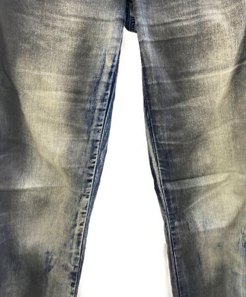 DIESEL（ディーゼル）DIESEL (ディーゼル) コーディングスキニーデニムパンツ ネイビー サイズ:W27の古着・服飾アイテム