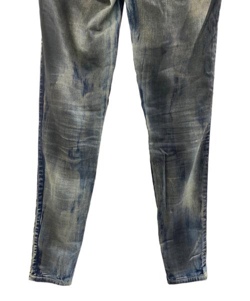 DIESEL（ディーゼル）DIESEL (ディーゼル) コーディングスキニーデニムパンツ ネイビー サイズ:W27の古着・服飾アイテム