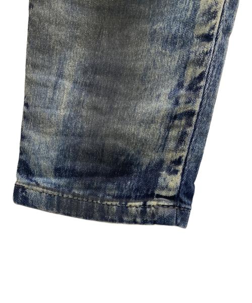 DIESEL（ディーゼル）DIESEL (ディーゼル) コーディングスキニーデニムパンツ ネイビー サイズ:W27の古着・服飾アイテム