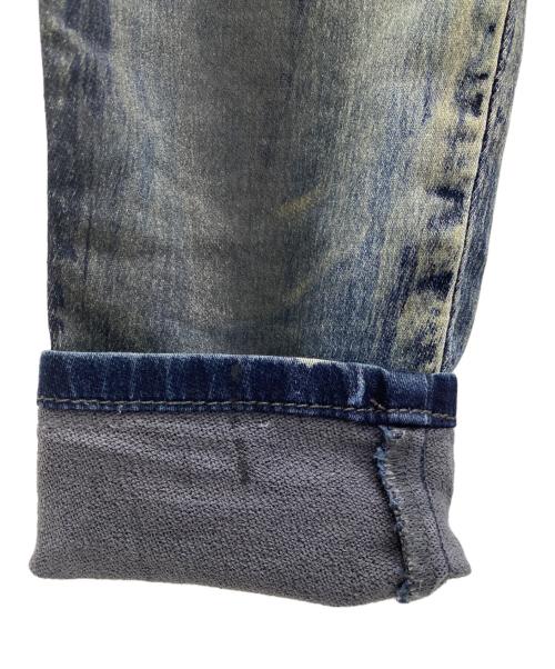 DIESEL（ディーゼル）DIESEL (ディーゼル) コーディングスキニーデニムパンツ ネイビー サイズ:W27の古着・服飾アイテム