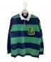 LACOSTE（ラコステ）の古着「クレイジーパターンラガーシャツ」｜グリーン×ネイビー