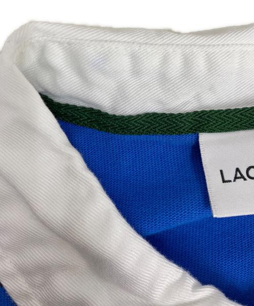 LACOSTE（ラコステ）LACOSTE (ラコステ) 長袖Tシャツ ブルー×ブラック サイズ:Lの古着・服飾アイテム