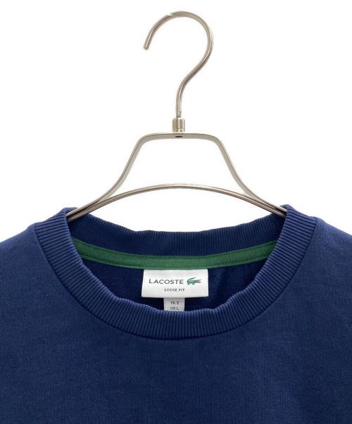 LACOSTE（ラコステ）LACOSTE (ラコステ) 裏パイルワンポイントTシャツ ネイビー サイズ:Lの古着・服飾アイテム