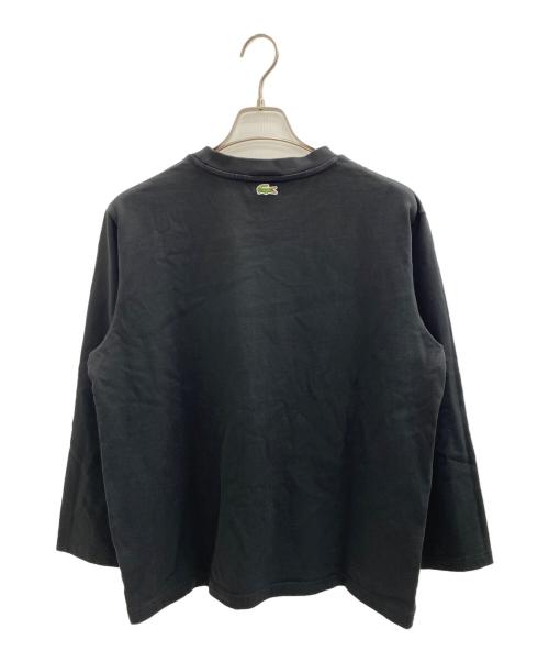 LACOSTE（ラコステ）LACOSTE (ラコステ) ヘビージャージクラシックプリントTシャツ ブラック サイズ:Lの古着・服飾アイテム