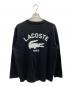 LACOSTE (ラコステ) PARISロゴヘビーオンスTシャツPARISロゴヘビーオンスTシャツ ブラック サイズ:L：5000円