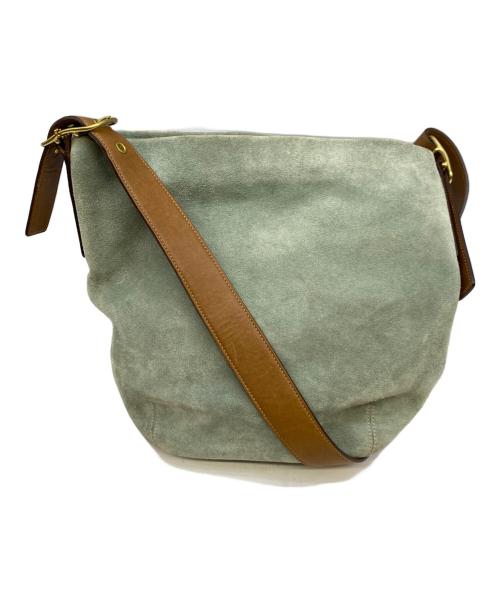 COACH（コーチ）COACH (コーチ) ショルダーバッグ グリーン×ブラウンの古着・服飾アイテム